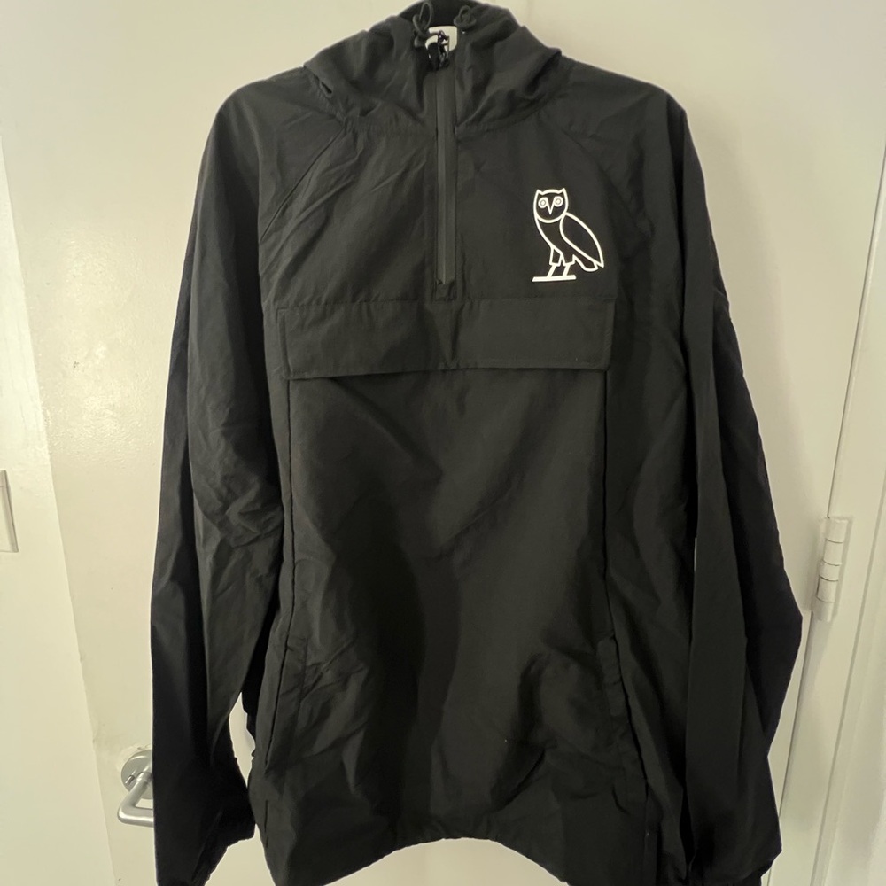 NWT OVO Wind Breaker, Hoody. With Pocket Black XXL